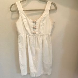 Tibi White Dress with Rope Details Size 2